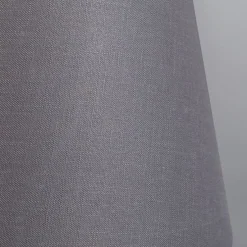 Leinen Lampenschirm grau 25/16