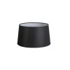 Leinen Lampenschirm schwarz 35 cm
