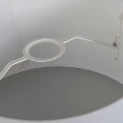 Leinen Lampenschirm schwarz 35 cm