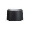 Leinen Lampenschirm schwarz 45/25