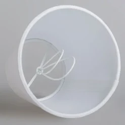 Leinenklemmschirm weiß ca. 12 cm