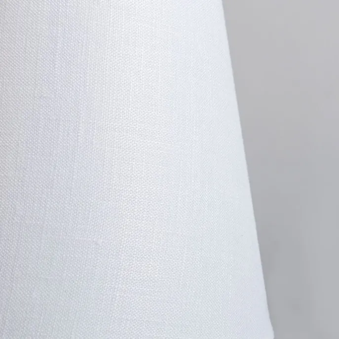 Leinenklemmschirm weiß ca. 12 cm