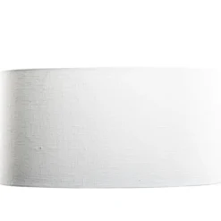 Leinenlampenschirm weiß oval 50/33/25