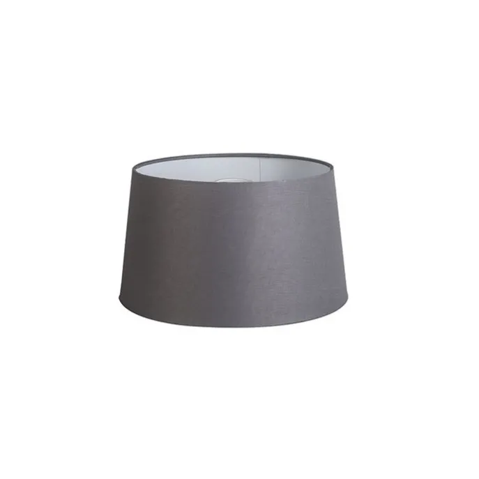 Leinenschirm Grau Rund Konisch 35/30/18
