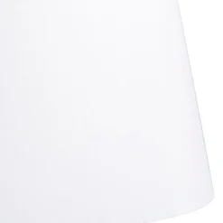 Leinenschirm Weiß Rund Konisch 35/30/20