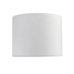 Leuchtenschirm Weiß Leinen 18/18/14