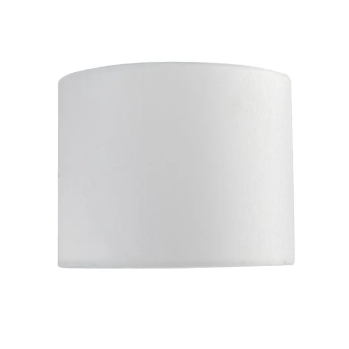 Leuchtenschirm Weiß Leinen 18/18/14