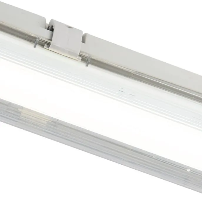 Leuchtstofflampe inkl. LED 1800 lm und Bewegungsmelder IP65 - Sockel
