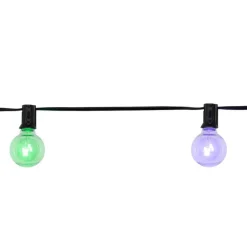 Lichterkette für den Außenbereich 10m inkl. LED 10 Lichter RGBW Solar - Russell