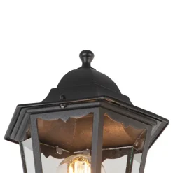 Ländliche Außenlaterne schwarz IP44 - New Orleans 3