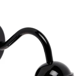 Ländliche Außenwandleuchte schwarz IP44 - Kansas