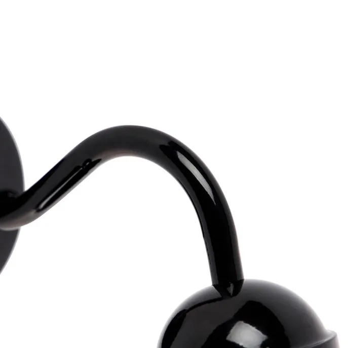 Ländliche Außenwandleuchte schwarz IP44 - Kansas