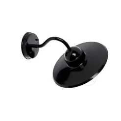 Ländliche Außenwandleuchte schwarz IP44 - Kansas