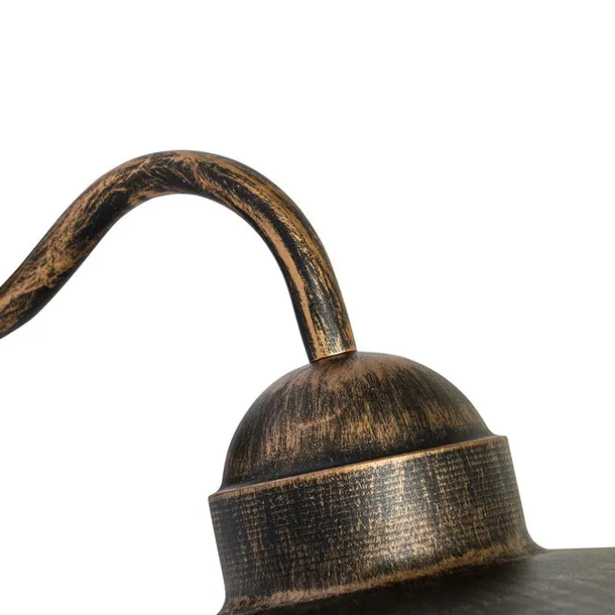 Ländliche Außenwandleuchte Antikgold IP44 - Kansas