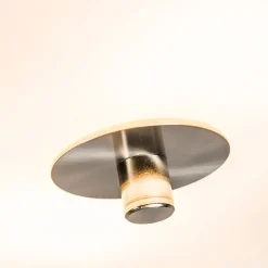 Ländliche Deckenleuchte Creme 30 cm - Drum Jute