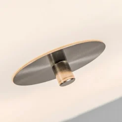 Ländliche Deckenleuchte grün 50 cm - Drum Jute