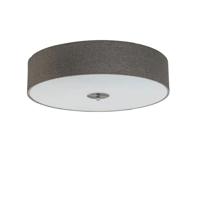 Ländliche Deckenleuchte taupe 50 cm - Drum Jute