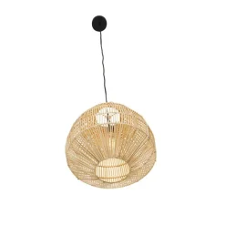 Ländliche Hängelampe Bambus 41 cm - Bischof