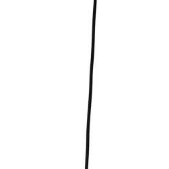 Ländliche Hängelampe schwarz mit beigem Schirm 50 cm - Combi 1