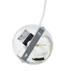 Ländliche Hängelampe weiß 50 cm - Corda Flat