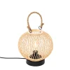 Ländliche Outdoor-Tischlampe aus Rattan – Calamus