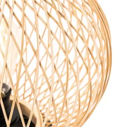Ländliche Outdoor-Tischlampe aus Rattan – Calamus