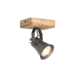 Ländlicher Fleck schwarz mit Holz - Jelle