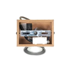 Ländlicher Fleck schwarz mit Holz - Jelle