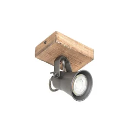 Ländlicher Fleck schwarz mit Holz - Jelle