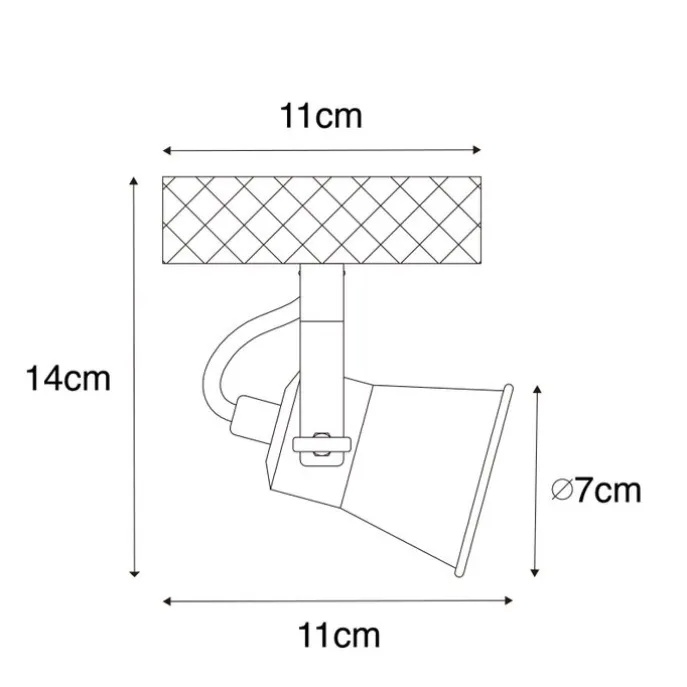 Ländlicher Fleck schwarz mit Holz - Jelle