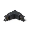 L-Verbinder für 3-Phasenschiene schwarz links - 3-phasig