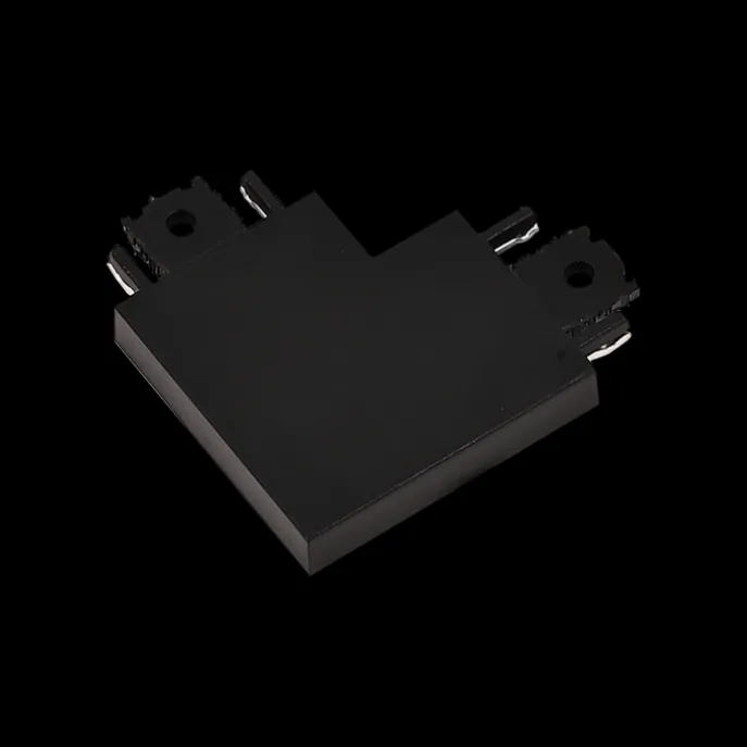 L-Verbinder Schiene schwarz 1-phasig - Magnetic