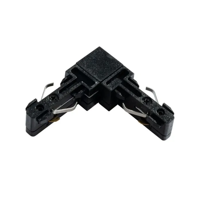 L-Verbinder Schiene schwarz 1-phasig - Slimline