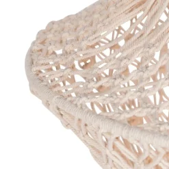 Makramee Lampenschirm natur 90 cm