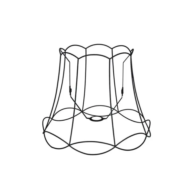 Metall Lampenschirm schwarz 45/36 - Granny Frame