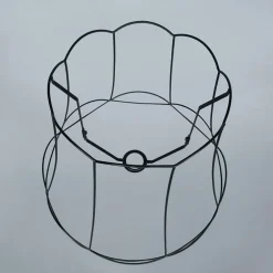 Metall Lampenschirm schwarz 45/36 - Granny Frame