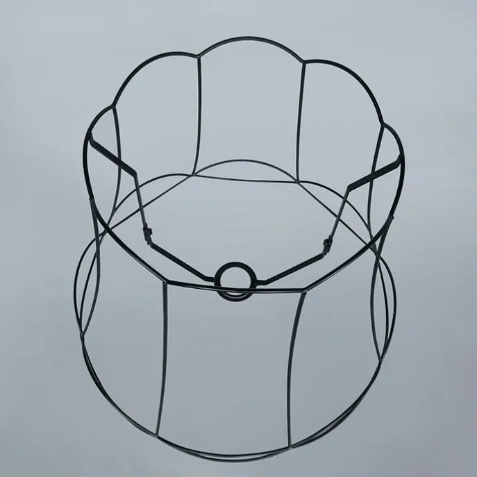 Metall Lampenschirm schwarz 45/36 - Granny Frame