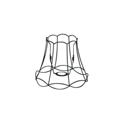 Metall Lampenschirm schwarz 25/21 - Granny Frame