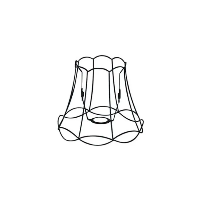 Metall Lampenschirm schwarz 25/21 - Granny Frame