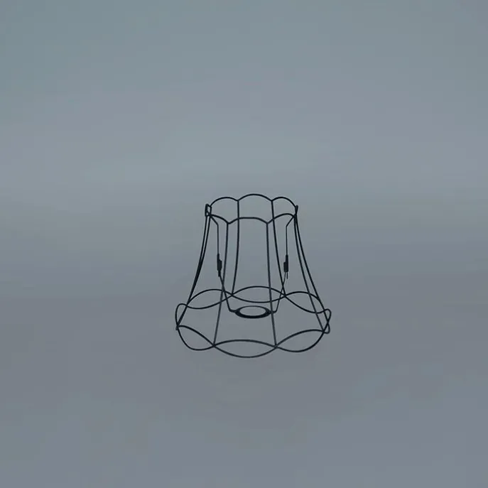 Metall Lampenschirm schwarz 25/21 - Granny Frame