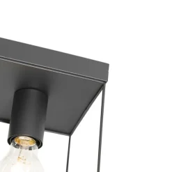 Minimalistische Deckenleuchte schwarz 4-flammig - Kodi