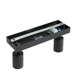 Modern Spot schwarz rechteckig 2-flammig - Facil