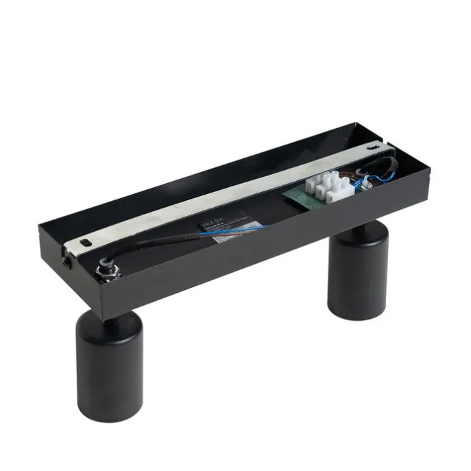 Modern Spot schwarz rechteckig 2-flammig - Facil