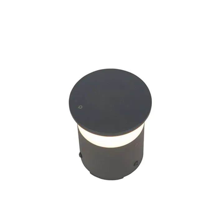 Moderne Außenleuchte Dunkelgrau 12 cm inkl. LED - Bar