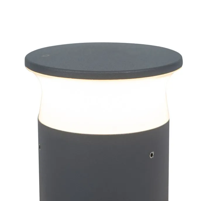 Moderne Außenleuchte Dunkelgrau 12 cm inkl. LED - Bar