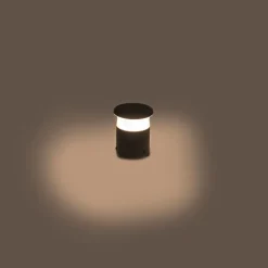 Moderne Außenleuchte Dunkelgrau 12 cm inkl. LED - Bar