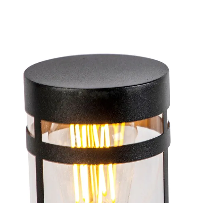 Moderne Außenleuchte schwarz 80 cm IP44 - Gleam