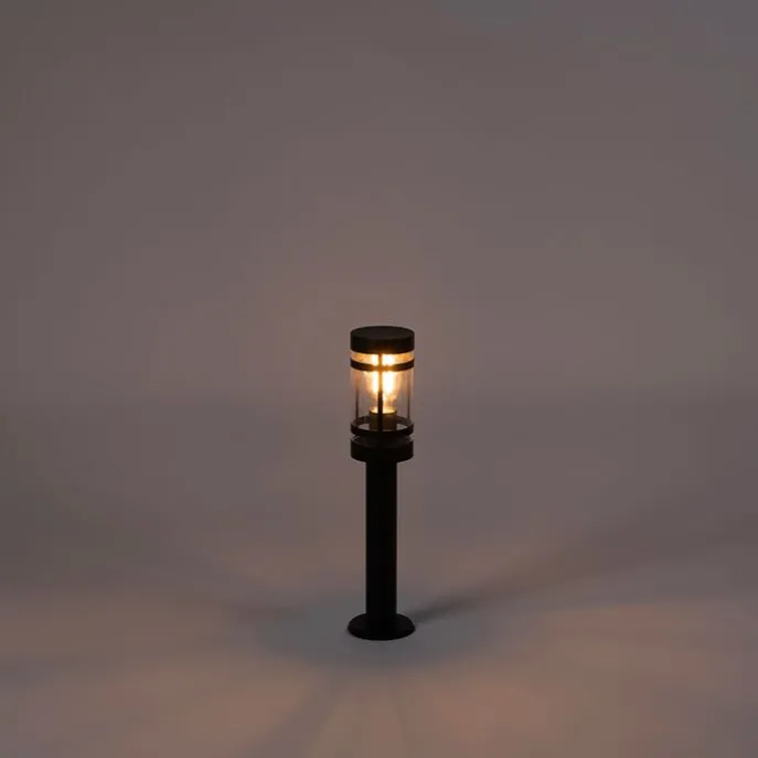 Moderne Außenleuchte schwarz 50 cm IP44 - Gleam