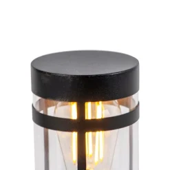 Moderne Außenleuchte schwarz 50 cm IP44 - Gleam