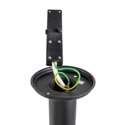 Moderne Außenleuchte schwarz 50 cm IP44 - Gleam